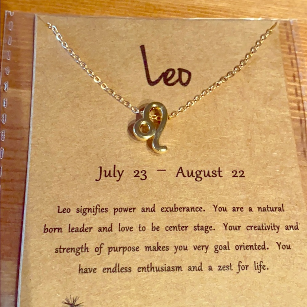 Leo horoscopes Zodiac signs necklace